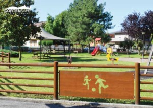 stacionata per parcogiochi