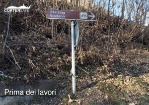 sostituzione vecchia pista ciclabile a Bolzano