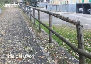 sostituzione vecchia staccionata