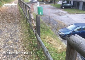 sostituzione vecchia staccionata