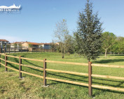 recinzione in CortenSafe a Solero, Alessandria. Piemonte.