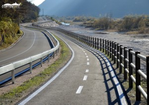 2017 Longarone Belluno - staccionata in acciaio corten 10