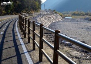 2017 Longarone Belluno - staccionata in acciaio corten 12