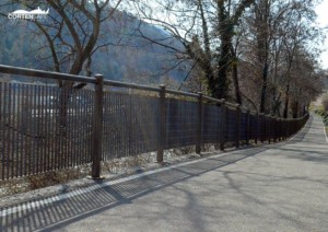 parapetti in acciaio corten per pista ciclabile di Chiusa (Bolzano) - 9