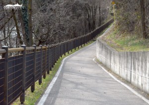 parapetti in acciaio corten per pista ciclabile di Chiusa (Bolzano) - 10