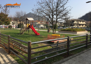 Cortensafe-recinzione-Parco del donatore-acciaio-corten (2)