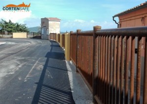 Parapetti Falcade in acciaio corten per il Comune di Capoliveri - Isola d'Elba - Livorno - Toscana - 11