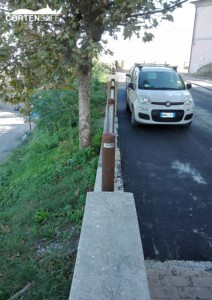 Parapetti Falcade in acciaio corten per il Comune di Capoliveri - Isola d'Elba - Livorno - Toscana - 14