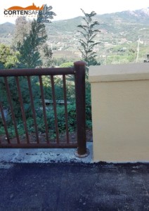 Parapetti Falcade in acciaio corten per il Comune di Capoliveri - Isola d'Elba - Livorno - Toscana - 2