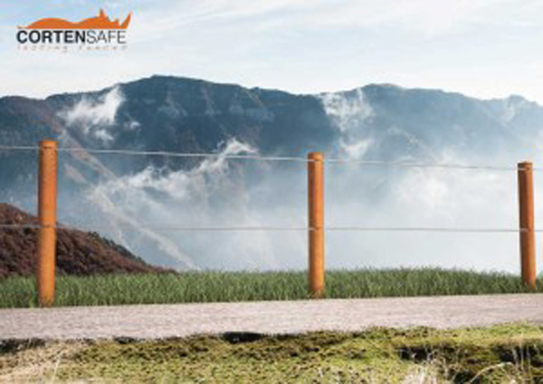 Jede CortenSafe-Zaunkollektion hat verschiedene Modelle