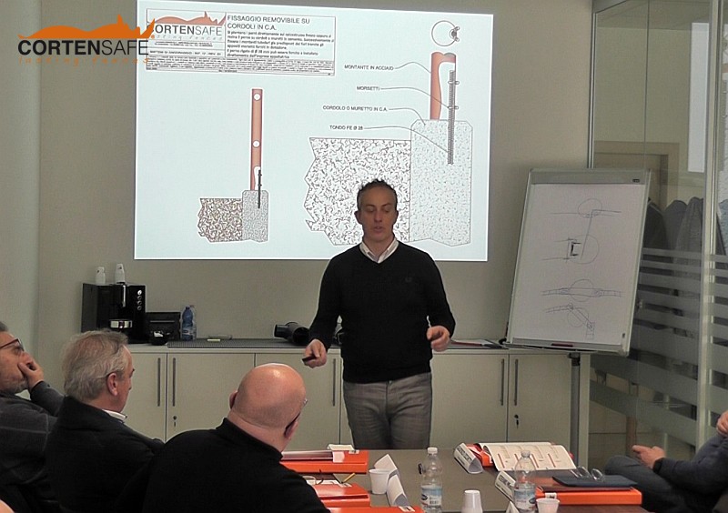 CortenSafe-Verkaufspersonal Schulung zu Cortenstahlzäunen - 6