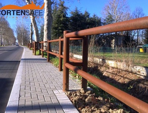 Maggiore protezione per i percorsi pedonali? Per il Comune di Anzola dell’Emilia sono state scelte le staccionate Cortensafe