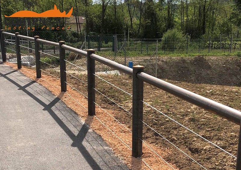 Der Zaun Modell Stelvio, eine perfekte Kombination aus minimalistischer Eleganz, Funktionalität und Festigkeit - 3