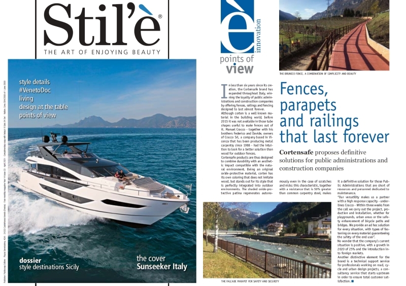Cortensafe in Stil'è Die Kunst, Schönheit zu leben - 1