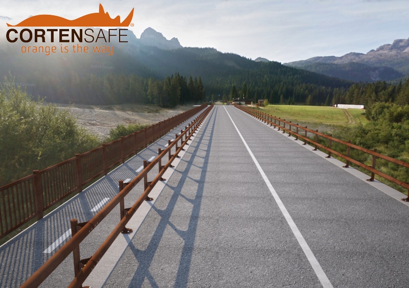 Brückenrandbarriere CervinoH2BP - eine Lösung, doppelter Nutzen - 1b