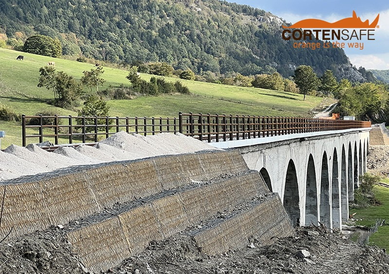 Soluzioni Cortensafe per la Transiberiana d’Italia - Viadotto Carovilli - 4
