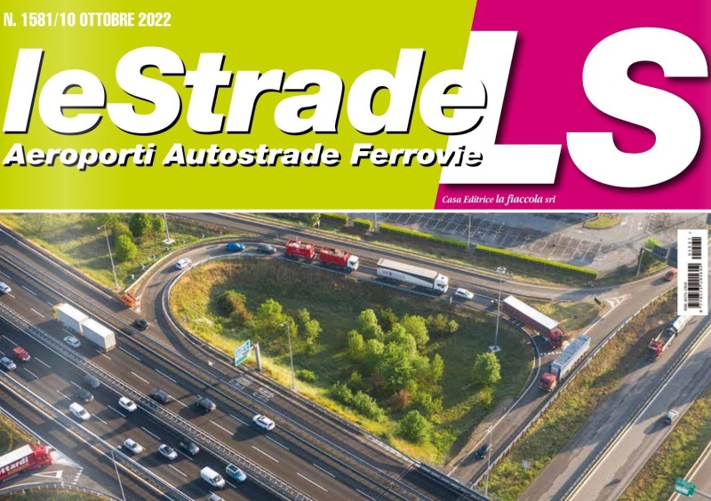 Ganze 8.974 m Brunico H3C-Zaun für den Caneo-Radweg – Zeitschrift „leStrade", Oktober 2022 - 18