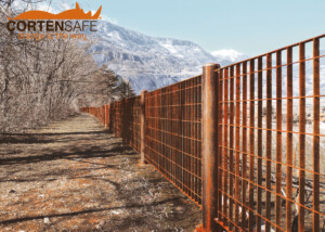 staccionate Pinerolo in acciaio corten di Cortensafe