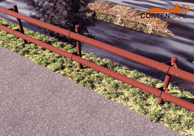 Seitenrandbarriere Cervino H2BL by Cortensafe - 4