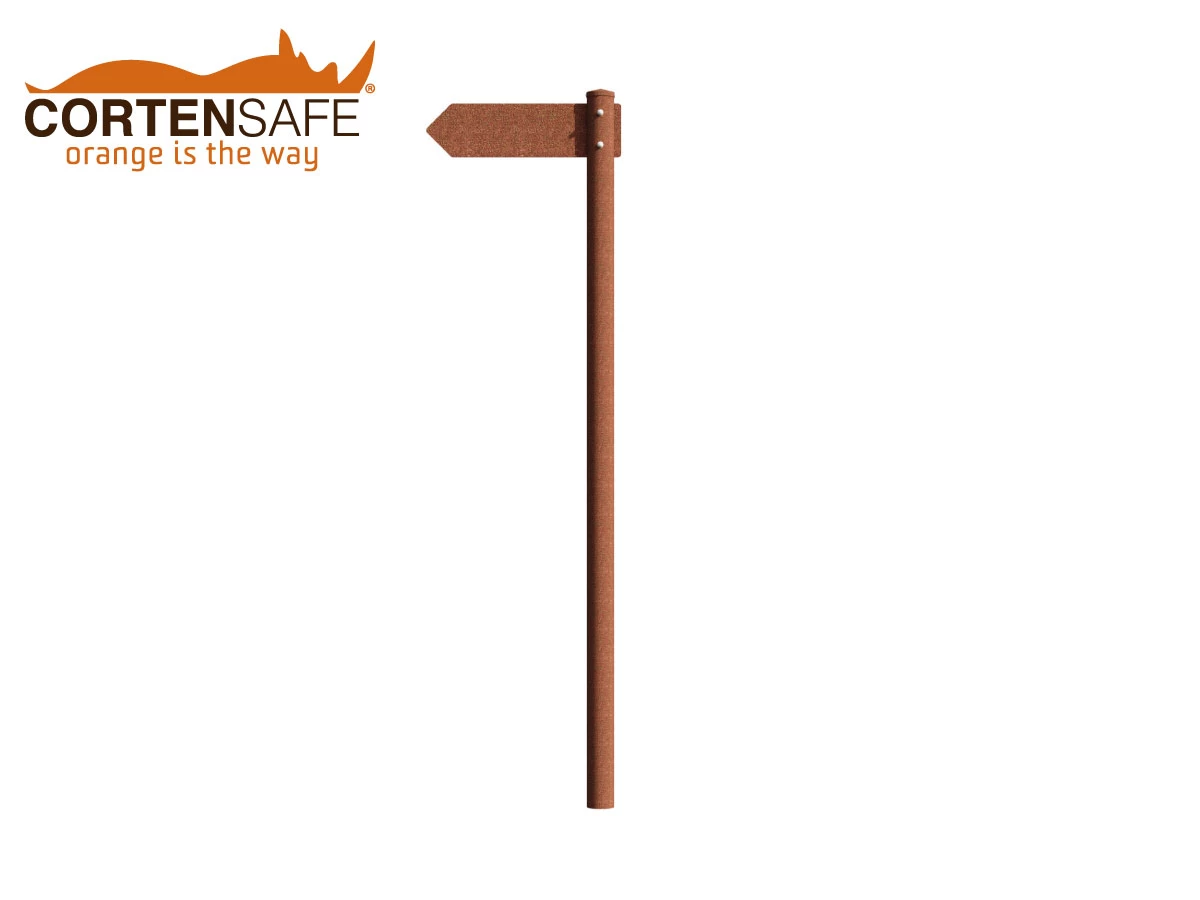 Cortensafe-segnaletica-modello-cartello-stradale segnaletica orizzontale corten di Cortensafe