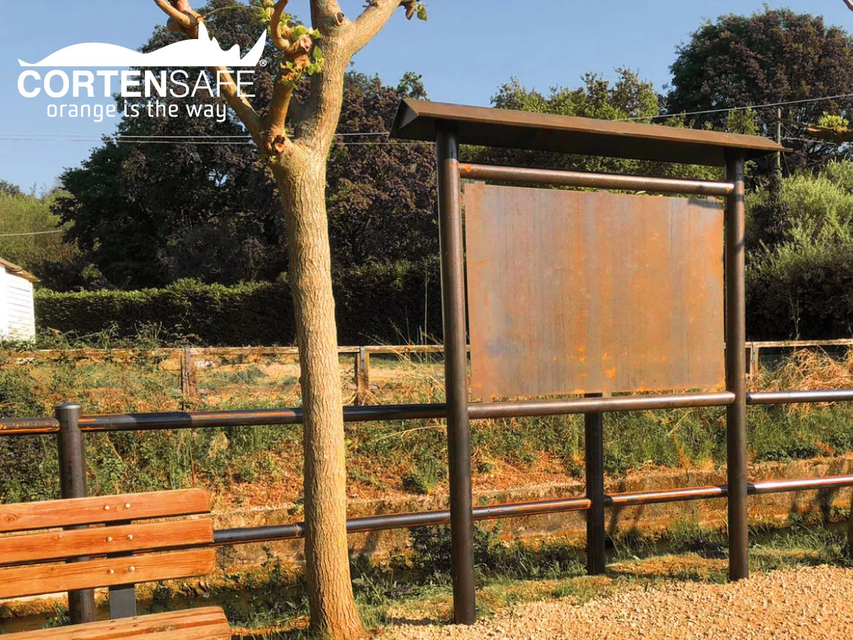 segnaletica orizzontale corten di Cortensafe
