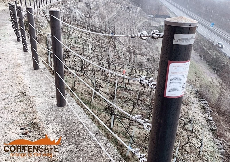 Staccionata modello Stelvio di Cortensafe per il Santuario della Sossella a Sondrio - 1