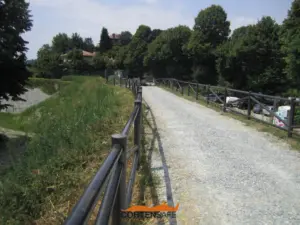 Percorso sterrato in provincia di Torino