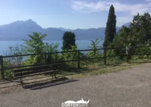 Staccionata Brunico H2C per il Belvedere sul Lago di Garda