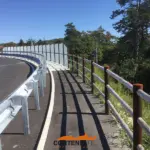Parapetto Cles HGC GRID per un marciapiede su cavalcavia