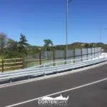 Parapetto Cles HGC GRID per un marciapiede su cavalcavia