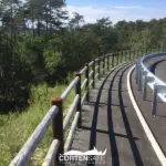 Parapetto Cles HGC GRID per un marciapiede su cavalcavia
