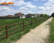 Staccionata Brunico H3C per ciclabile a Verona