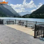 Parapetto Falcade HO3 per lungolago di Alleghe.