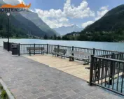 Parapetto Falcade HO3 per lungolago di Alleghe.