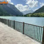Parapetto Falcade HO3 per lungolago di Alleghe.