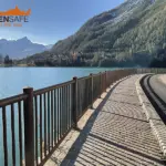 Parapetto Falcade HO3 per lungolago di Alleghe.