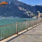 Parapetto Falcade HO3 per lungolago di Alleghe.