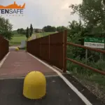 Parapetti Cles e recinzioni Pinerolo HGC grid e staccionata Bruncio H2C per ponte di Bazzano.