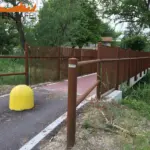 Parapetti Cles e recinzioni Pinerolo HGC grid e staccionata Bruncio H2C per ponte di Bazzano.