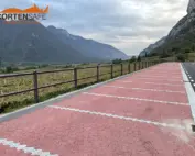 Staccionata Brunico H2C per parcheggio di Brentino.