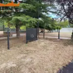 Recinzione Pinerolo HSC grid per parco giochi di Bussi sul Tirino.