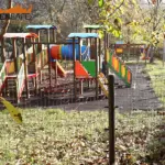 Recinzione Pinerolo HSC grid per parco giochi di Bussi sul Tirino.