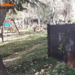 Recinzione Pinerolo HSC grid per parco giochi di Bussi sul Tirino.