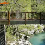Parapetto Falcade HO3 per ponte di Campicello di Laino Castello.