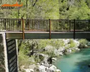 Parapetto Falcade HO3 per ponte di Campicello di Laino Castello.