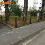 Recinzione Pinerolo HSC grid e staccionata Cadore H2C-2 per aree verdi di Capralba.