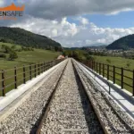 Staccionata Brunico H3C per ponte ferroviario di Carovilli.