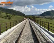 Staccionata Brunico H3C per ponte ferroviario di Carovilli.