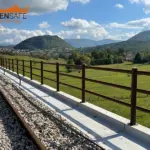 Staccionata Brunico H3C per ponte ferroviario di Carovilli.