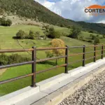 Staccionata Brunico H3C per ponte ferroviario di Carovilli.